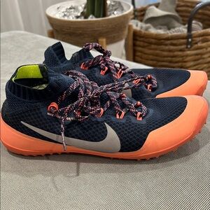 Nike Flex Runner Shoes - Navy and Coral